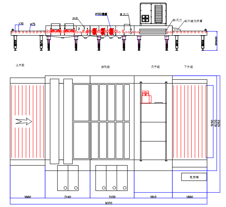 JYX-2500CD Machine Layout