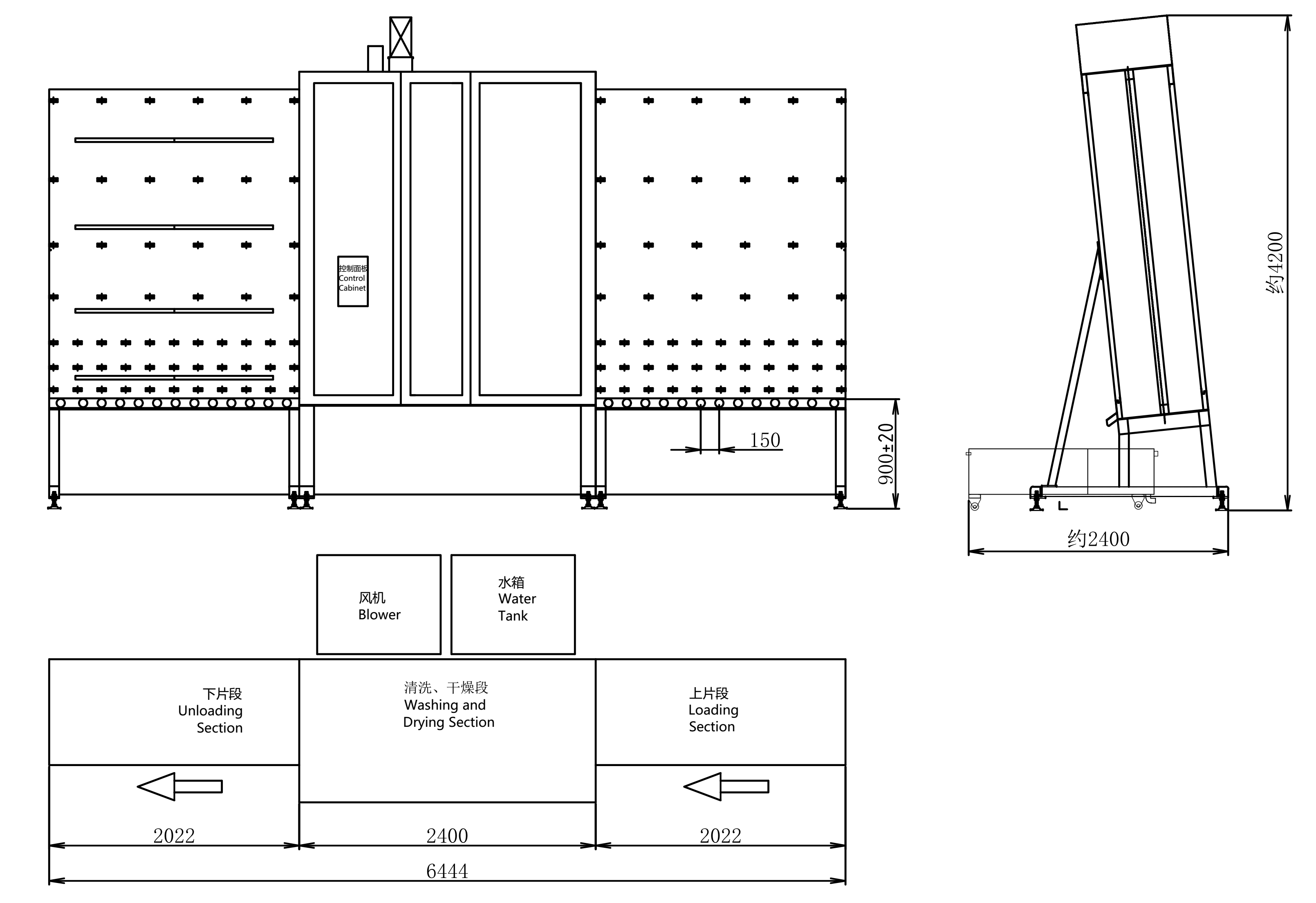 JYX-2500L Machine Layout