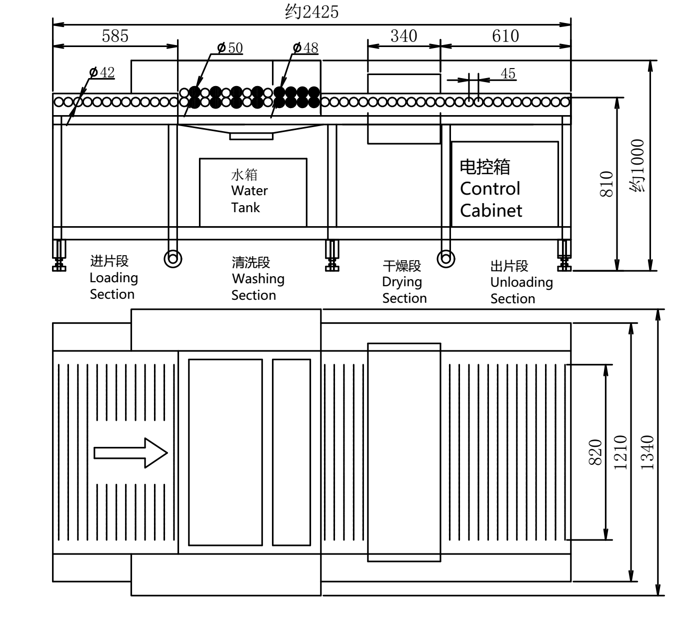 JYX-800CS Machine Layout