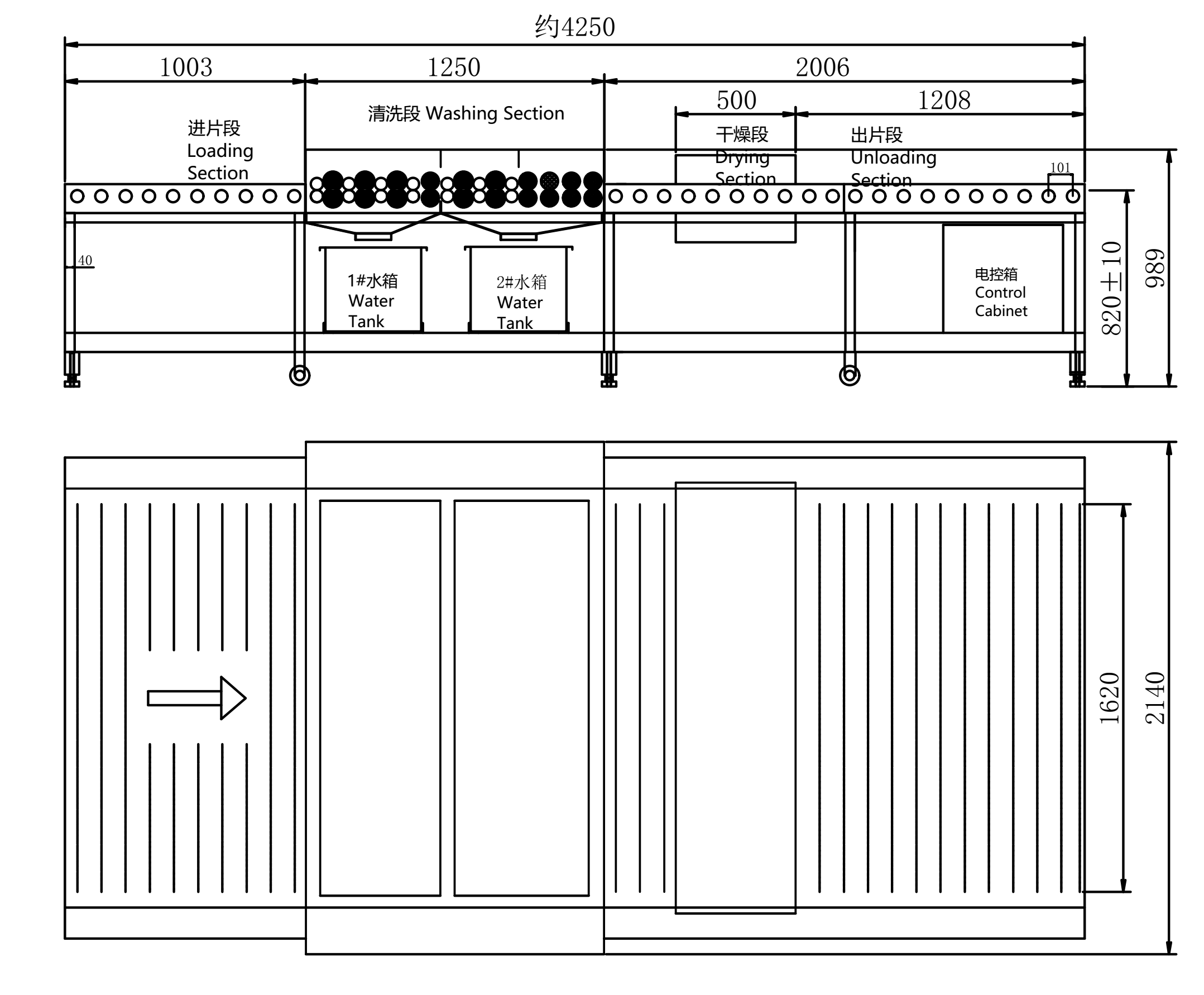 JYX-1600C2 Machine Layout
