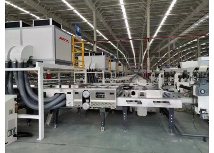 30 sets of Junya solar glass washing machine were installed in customer’s factory
