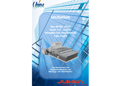 Junya Machinery will be attending the China Glass Exhibition