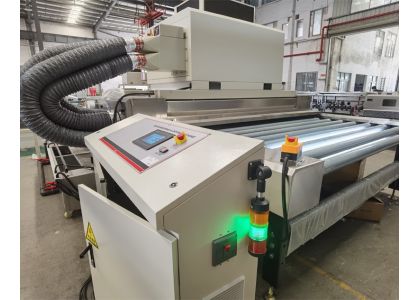 What are the operating procedures for the application of flat glass washing machines?