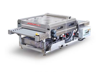 What is the purpose of the glass washer variable speed unit?