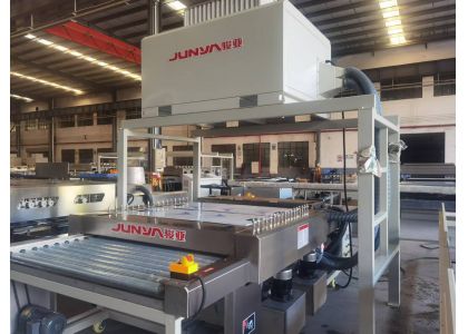 JUNYA Company's JYX-1200C2F Glass Cleaning Machine Successfully Shipped to Israel
